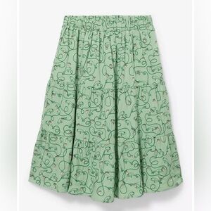Her Universe Green Midi Skirt